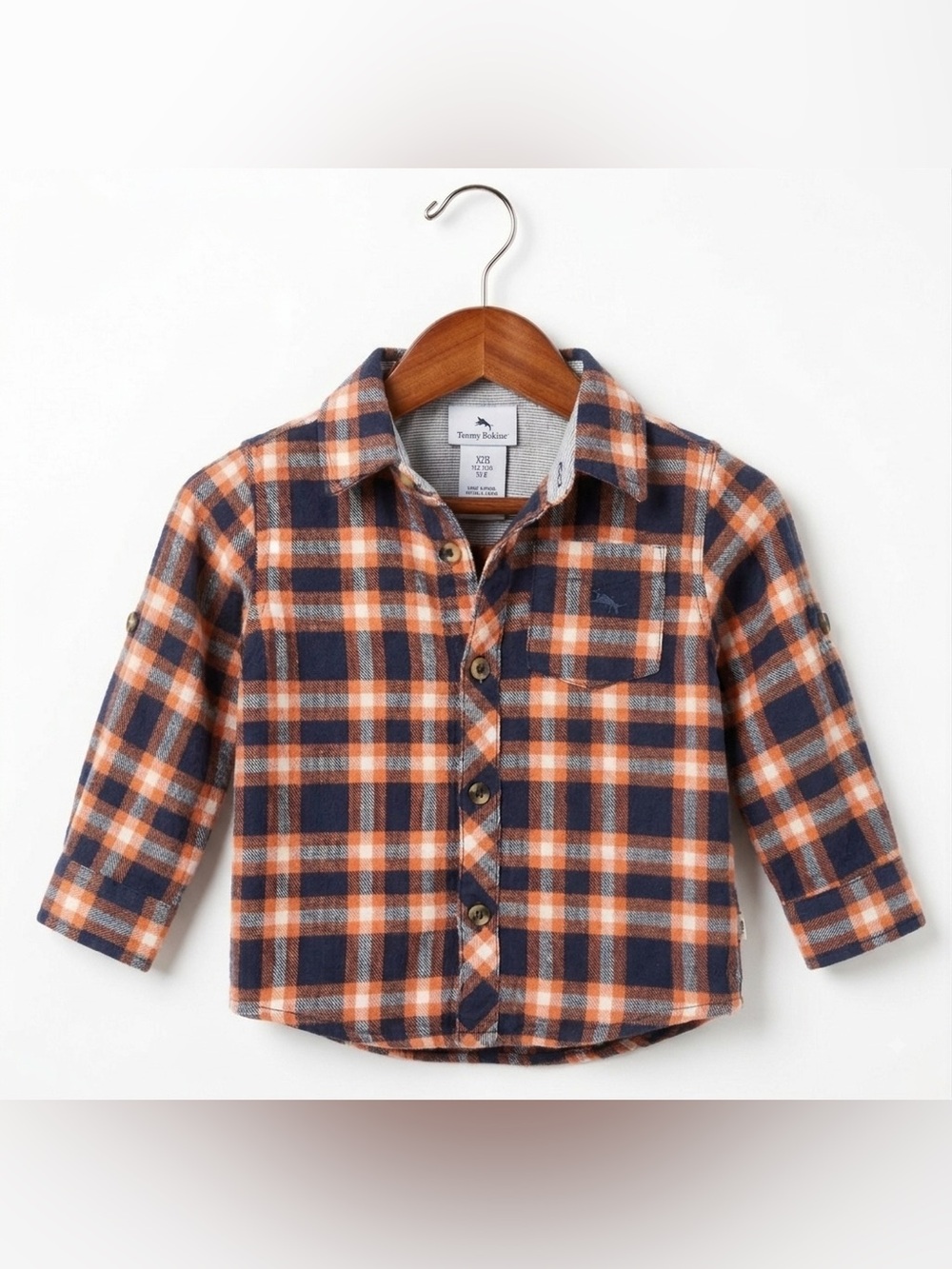 Tommy Bahama Boys plaid Flannel button-up 3T long sleeve